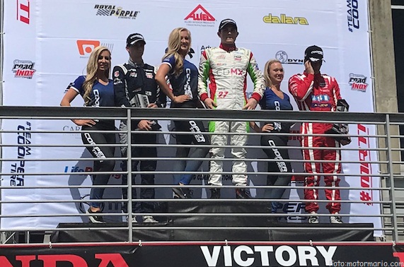 EL MEXICANO PATRICIO O´WARD GANA LA INDY LIGHTS DE ALABAMA USA